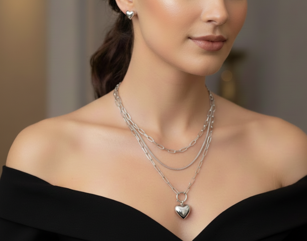 Silver necklace